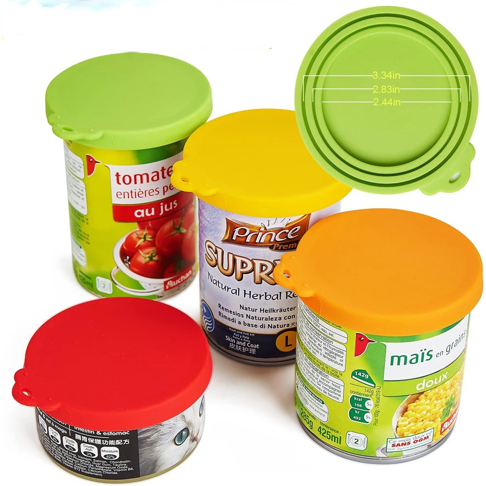 Tin Container Lid - 3 en 1 stockage des aliments