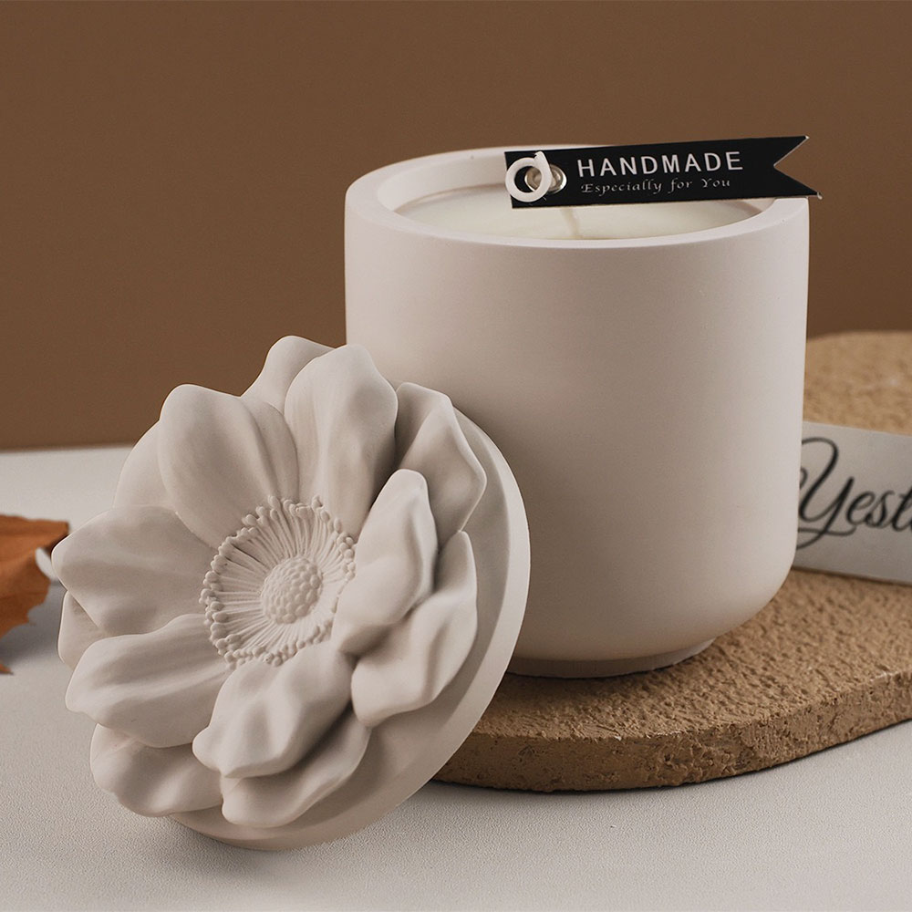 Candle Making Jars With Lids - Boîte de rangement de tournesol, moule