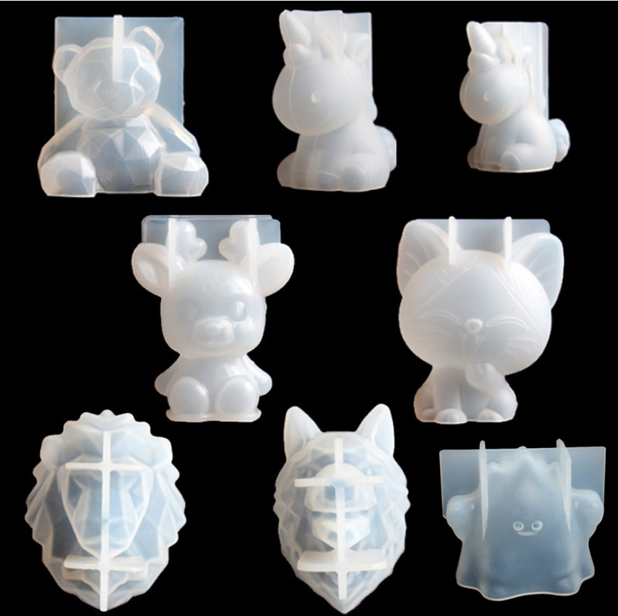 Candle Making Tutorial - Moules transparents en résine époxy et