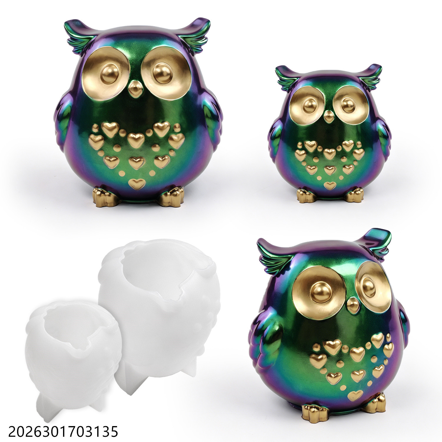 Candle Making Tutorial - Moule en silicone Hibou 3D en