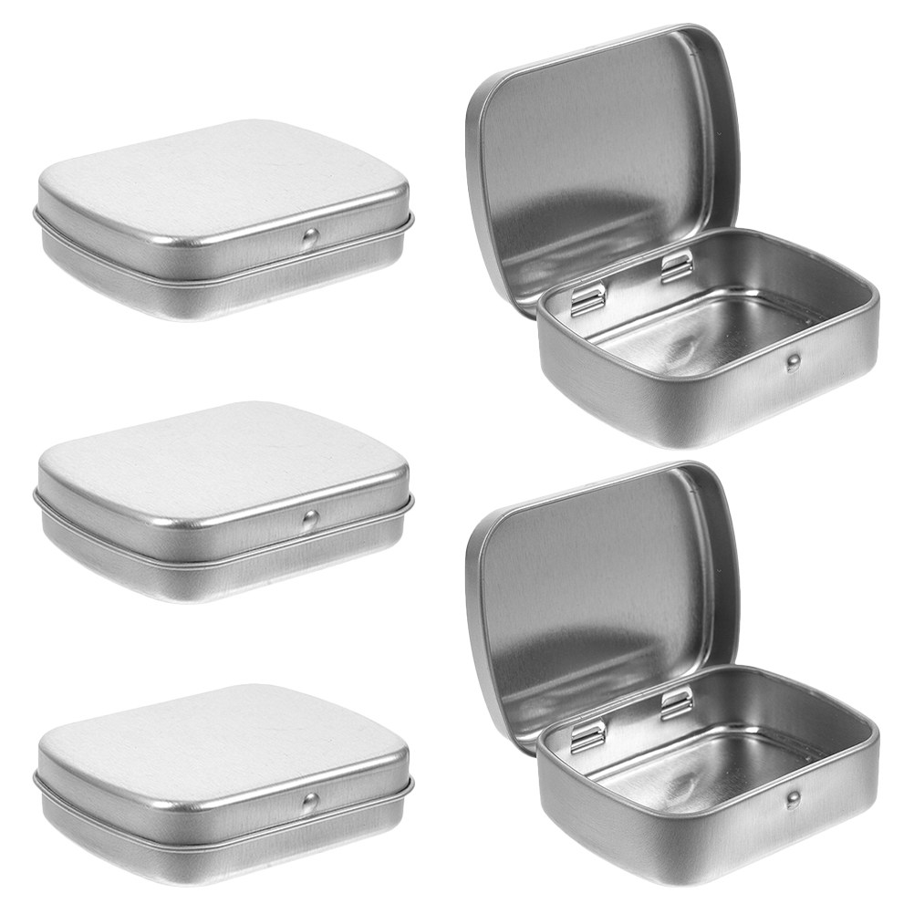 5 boîtes métalliques portables - Tin Container Lid avis et prix