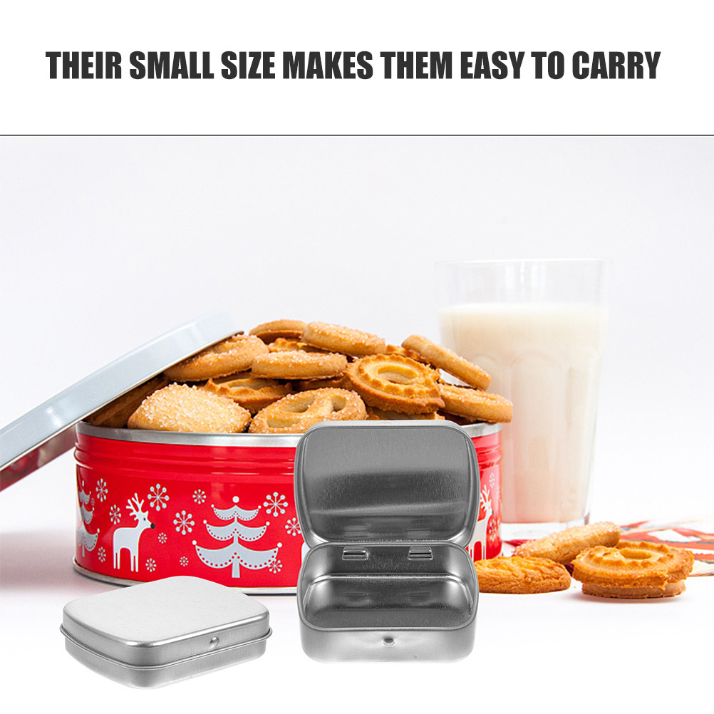 5 boîtes métalliques portables - Tin Container Lid avis et prix