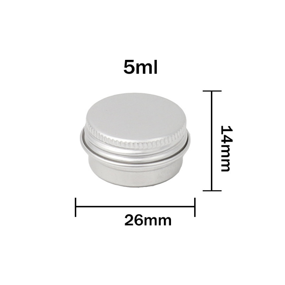 Pot en aluminium rond, récipie - Tin Container Lid avis et prix