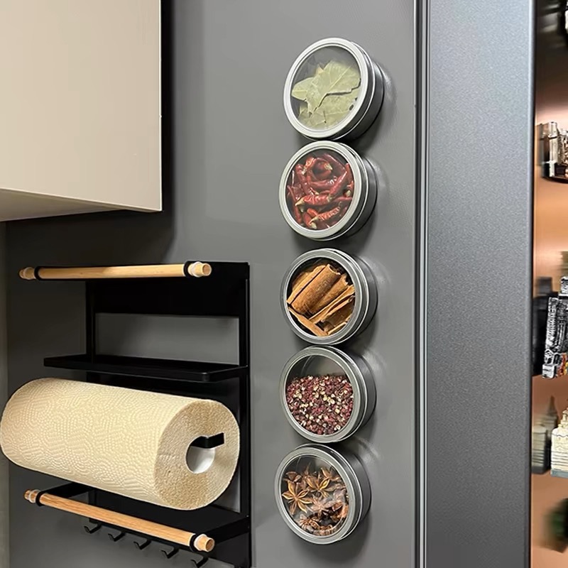 Boîtes à épices magnétiques av - Tin Container Lid avis et prix