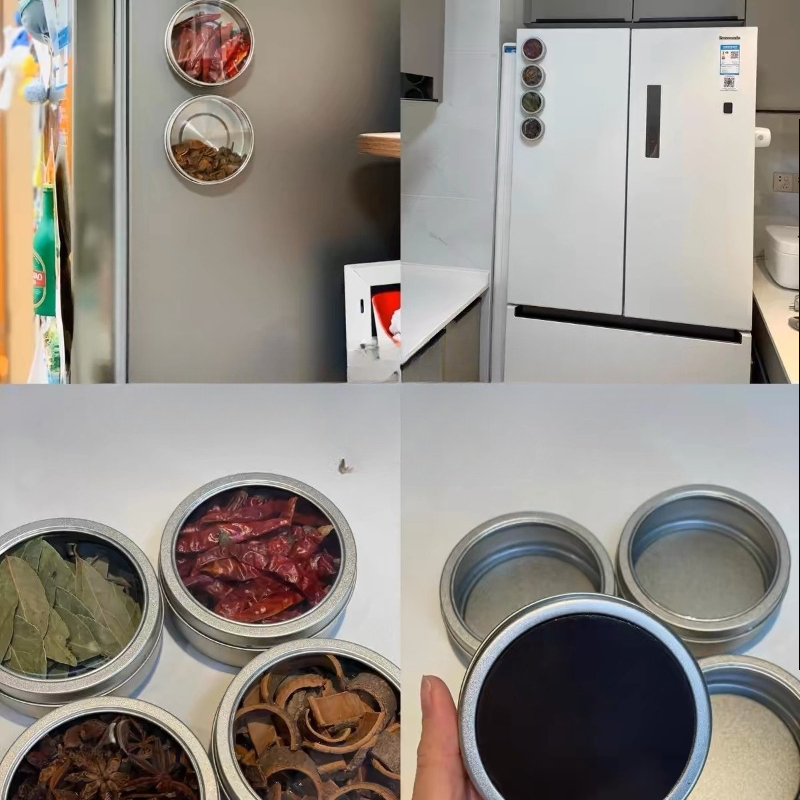 Boîtes à épices magnétiques av - Tin Container Lid avis et prix