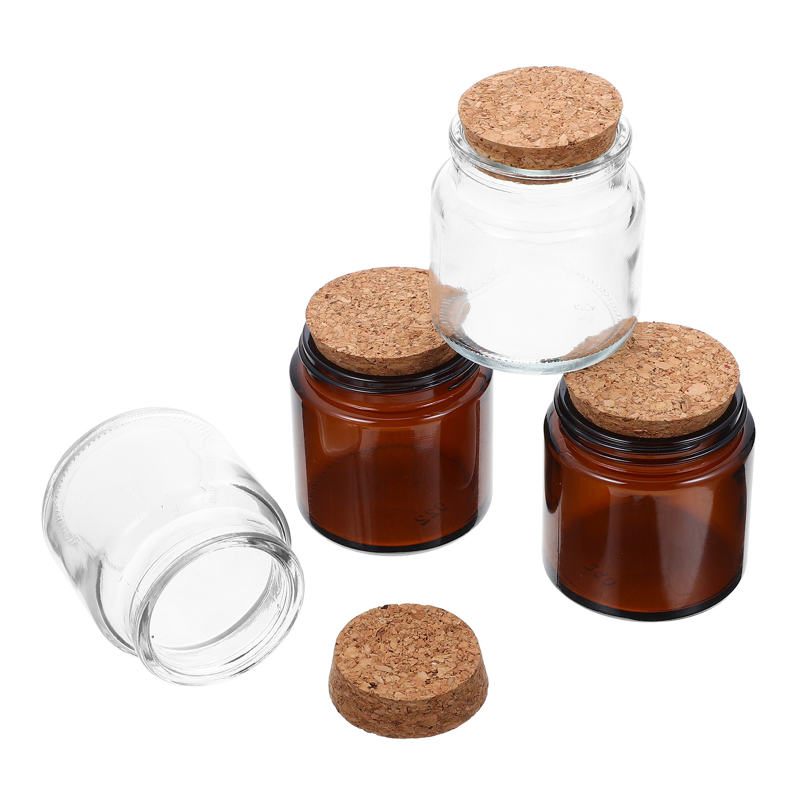Ensemble de 4 pots en verre de - Candle Making Jars With Lids avis et prix