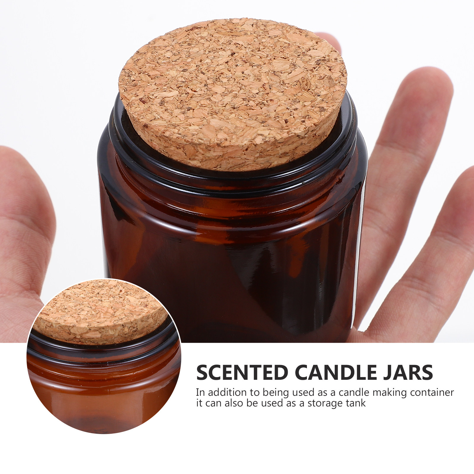 Ensemble de 4 pots en verre de - Candle Making Jars With Lids avis et prix
