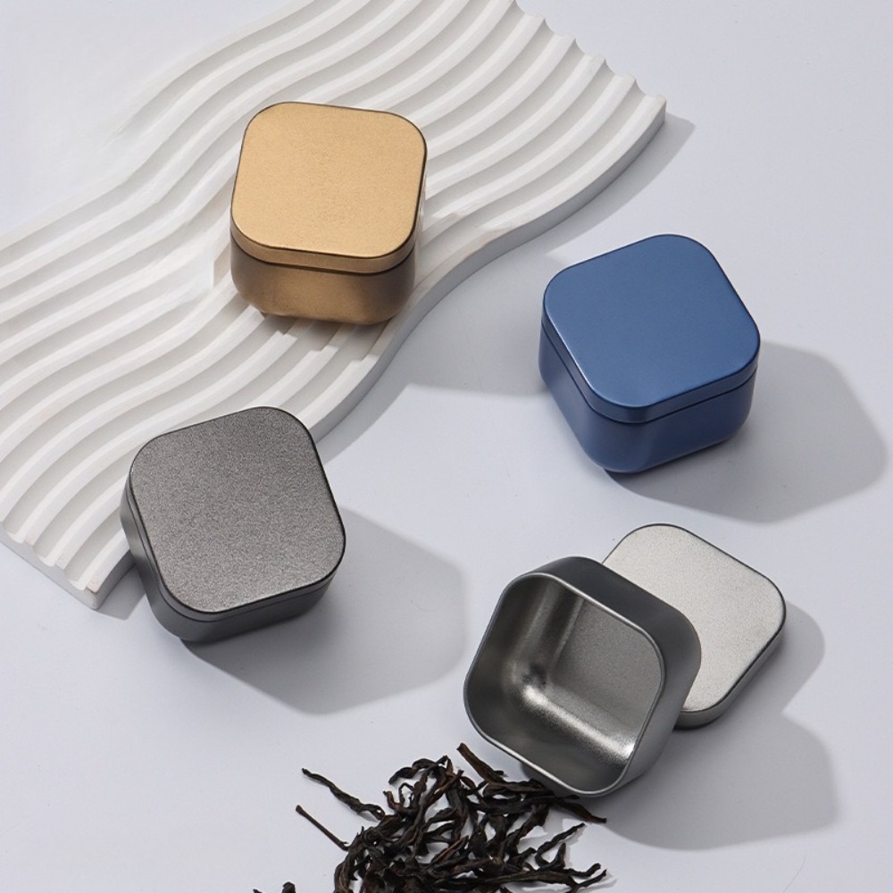 20 pots à bougies carrés vides - Tin Container Lid avis et prix