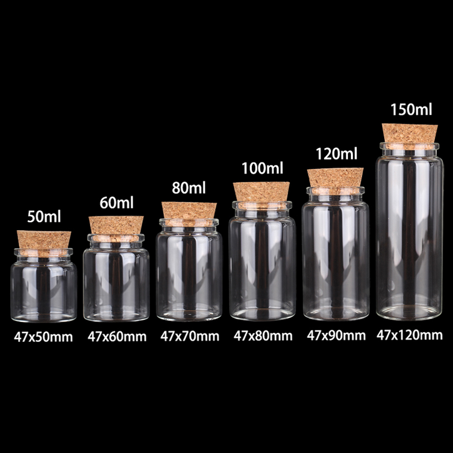 Bouteilles en verre avec liège - Candle Making Jars With Lids avis et prix