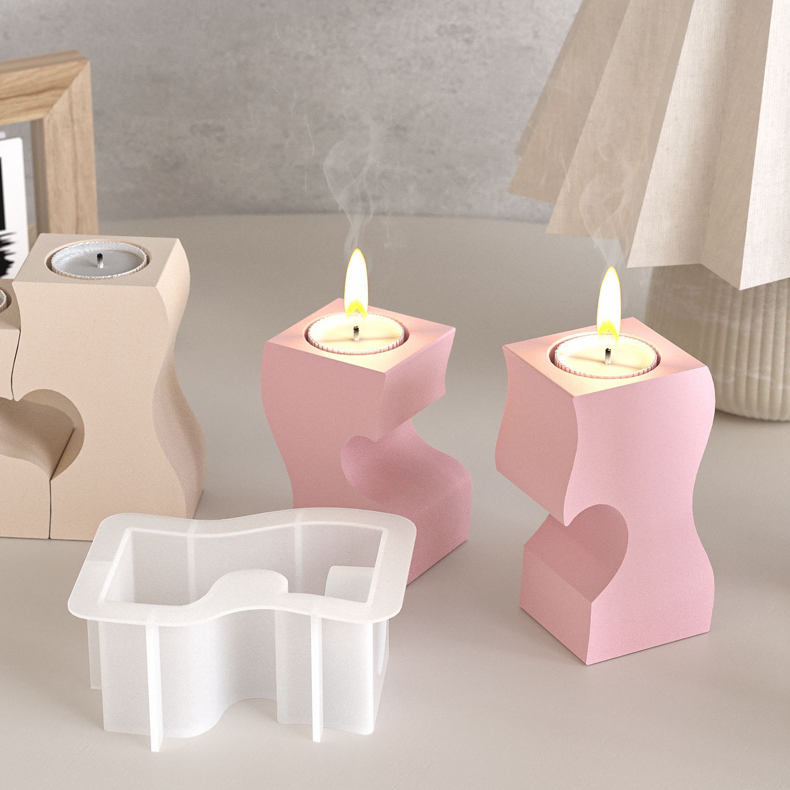 S coeur chandelier Silicone mo - Candle Making Tutorial avis et prix