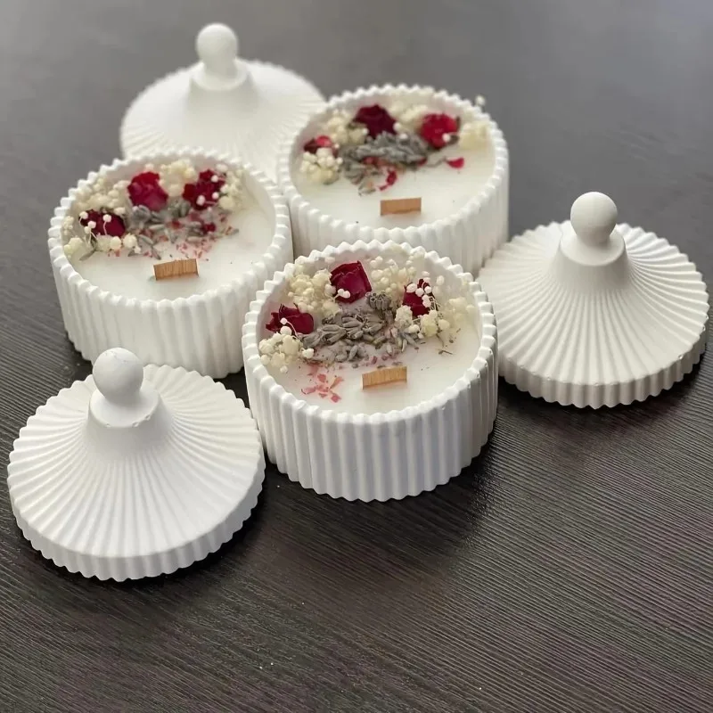 Moule en silicone pour pot à b - Candle Making Jars With Lids avis et prix