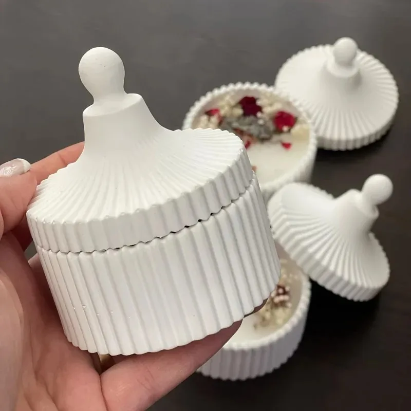 Moule en silicone pour pot à b - Candle Making Jars With Lids avis et prix